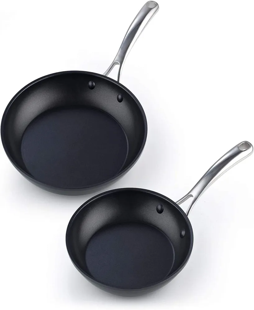 Cooks Standard 8-Piece Nonstick Hard Anodized Cookware Set,Black