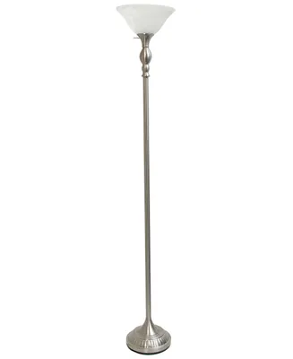 Elegant Designs 1 Light Torchiere Floor Lamp