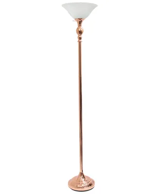 Elegant Designs 1 Light Torchiere Floor Lamp