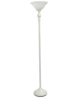 Elegant Designs 1 Light Torchiere Floor Lamp