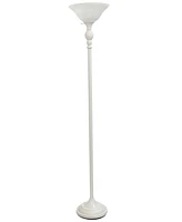 Elegant Designs 1 Light Torchiere Floor Lamp