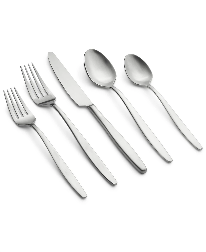 Cambridge Silversmiths Nylah Satin Flatware Set, 20 Piece