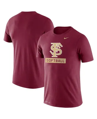 Men's Nike Garnet Florida State Seminoles Softball Drop Legend Performance T-shirt