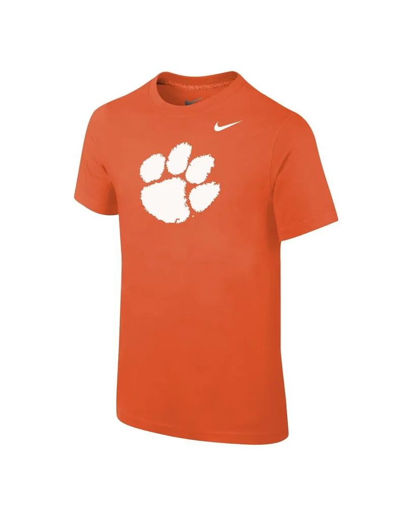 Big Boys Nike Orange Clemson Tigers Disney+ 4A½ Player T-shirt