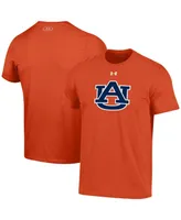 Men's Under Armour Orange Auburn Tigers School Logo Performance Cotton T-shirt