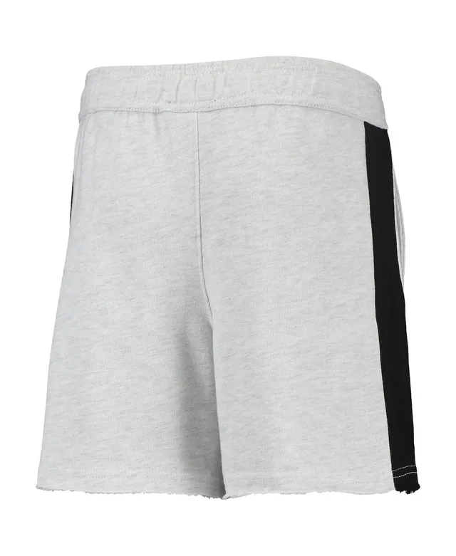 Brooklyn Nets Youth Wingback Shorts - Heathered Gray