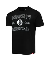 Men's Sportiqe Black Brooklyn Nets Tri-Blend T-shirt