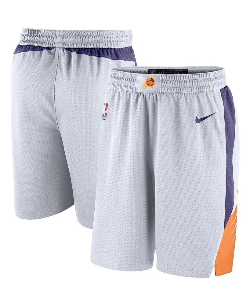 Men's Nike White, Purple Phoenix Suns 2020/21 Association Edition Performance Swingman Shorts