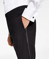 Calvin Klein Men's Slim-Fit Infinite Stretch Black Tuxedo Pants