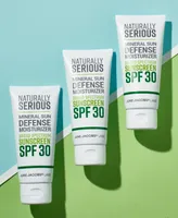 Naturally Serious Mineral Sun Defense Moisturizer Broad Spectrum Sunscreen Spf 30