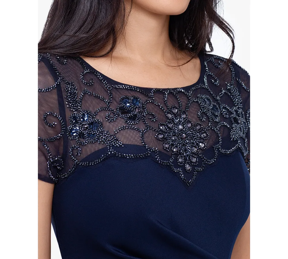 Xscape Women's Embellished Top Gown