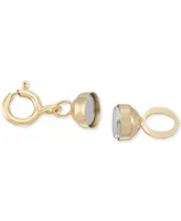 Spring Ring Magnetic Clasp Converter in 14k Gold