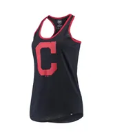 Women's '47 Navy Cleveland Indians Imprint Club Tank Top