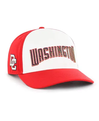 Men's '47 Brand Red, White Washington Nationals Cooperstown Collection Retro Contra Hitch Snapback Hat