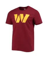 Men's '47 Brand Burgundy Washington Commanders Logo Imprint Super Rival T-shirt