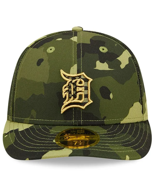 Detroit Tigers MLB 2022 Armed Forces Camo 9FIFTY Snapback Cap