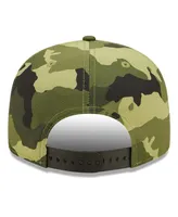 Men's New Era Camo Chicago White Sox 2022 Armed Forces Day 9FIFTY Snapback Adjustable Hat