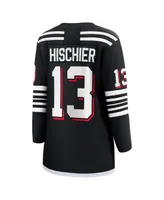 Women's Fanatics Nico Hischier Black New Jersey Devils Alternate Premier Breakaway Player