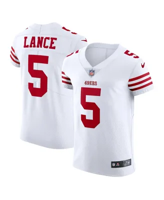 Men's Nike Trey Lance White San Francisco 49ers Vapor Elite Jersey