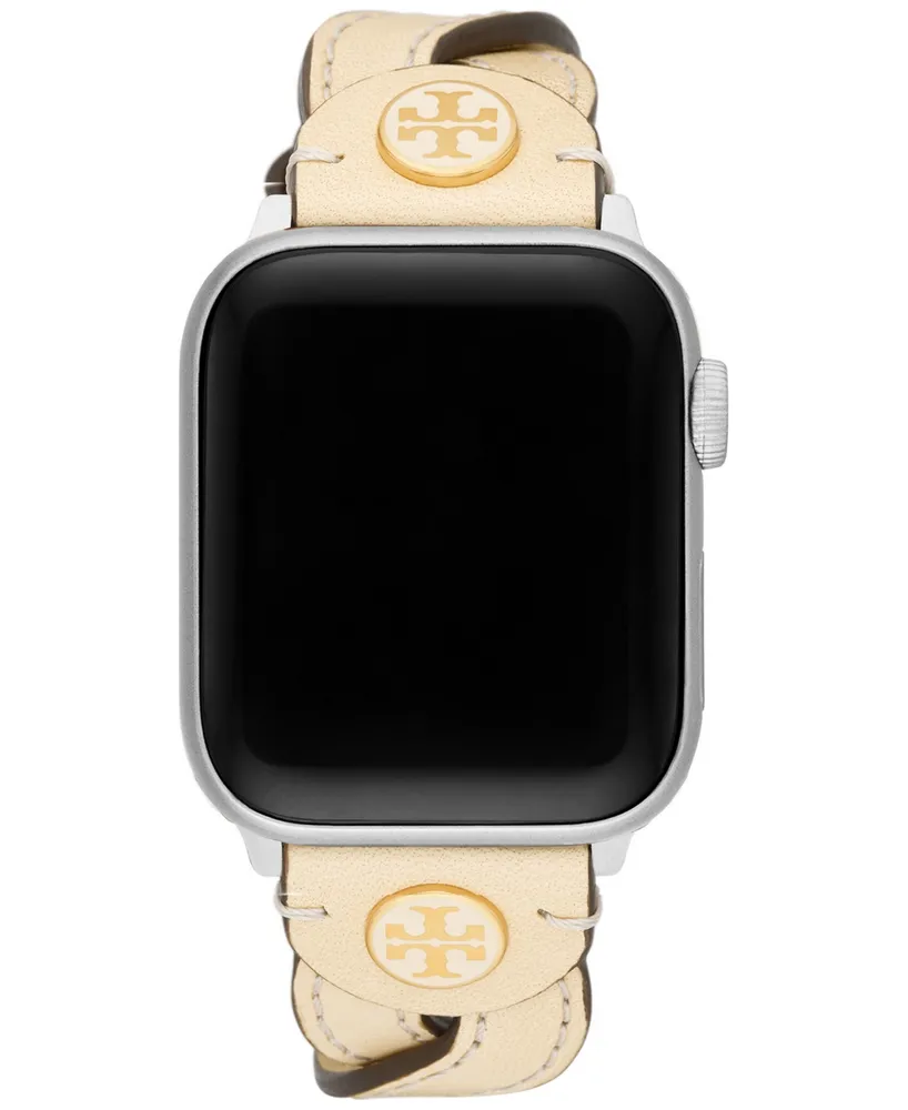 Tory Burch Kira Leather Apple Watch Band