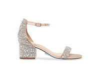 Betsey Johnson Women's Mari Block Heel Evening Sandals