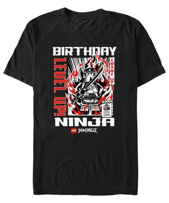 Men's Lego Ninjago Birthday Ninja Short Sleeve T-shirt