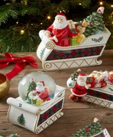 Christmas Tree Santa Sleigh Cookie Jar