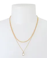 Steve Madden Women's Stone Layered Necklace