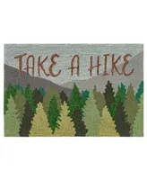 Liora Manne' Frontporch Take A Hike 2' x 3' Outdoor Area Rug