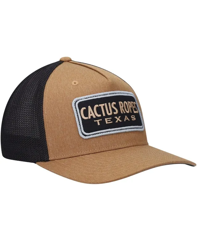 Hooey Leather Texas Patch Tan White - Hats Cap - DC121