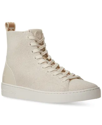 Michael Michael Kors Women's Edie Knit Lace-Up High-Top Sneakers