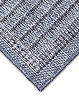 Liora Manne' Malibu Simple Border 4'10" x 7'6" Outdoor Area Rug