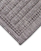 Liora Manne' Malibu Simple Border 6'6" x 9'3" Outdoor Area Rug