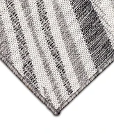 Liora Manne' Malibu Waves 1'11" x 7'6" Runner Outdoor Area Rug