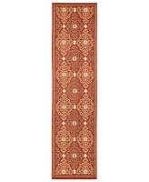 Liora Manne' Patio Suzani Diamonds 1'11" x 7'6" Runner Outdoor Area Rug