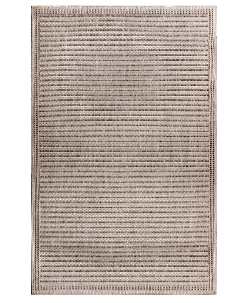 Liora Manne' Malibu Simple Border 3'3" x 4'11" Outdoor Area Rug