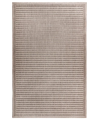 Liora Manne' Malibu Simple Border 3'3" x 4'11" Outdoor Area Rug