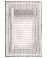 Liora Manne' Malibu Etched Border 3'3" x 4'11" Outdoor Area Rug