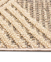 Liora Manne' Dunes Modern Diamond 3'3" x 4'11" Outdoor Area Rug