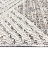 Liora Manne' Dunes Modern Diamond 5'3" x 7'3" Outdoor Area Rug