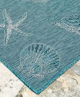 Liora Manne' Carmel Shells 1'11" x 4'11" Runner Outdoor Area Rug