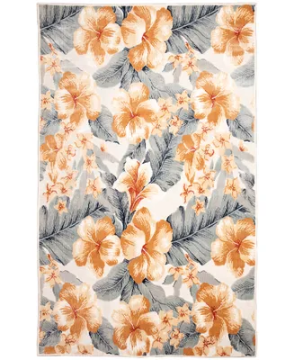 Liora Manne' Canyon Tropical Floral 3'2" x 4'11" Outdoor Area Rug