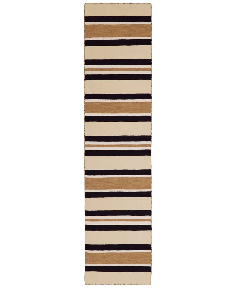 Liora Manne' Sorrento Cabana Stripe 2' x 8' Runner Outdoor Area Rug