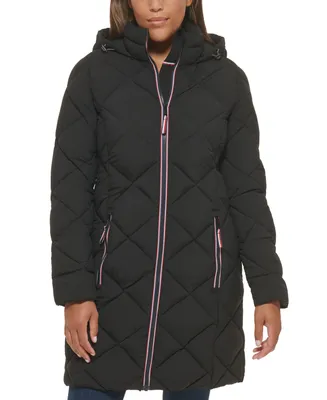 Tommy Hilfiger Women's Hooded Quilted Puffer Coat