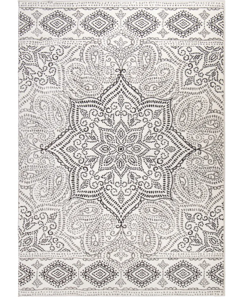 Orian Adagio Paisley Points 6'5" x 9'6" Area Rug