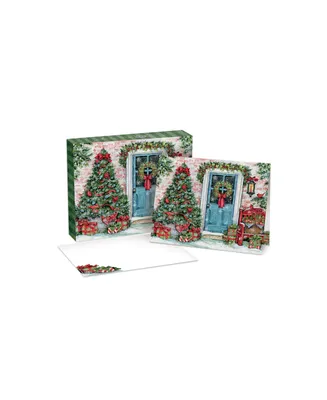 Greenery Greetings Boxed Christmas Cards
