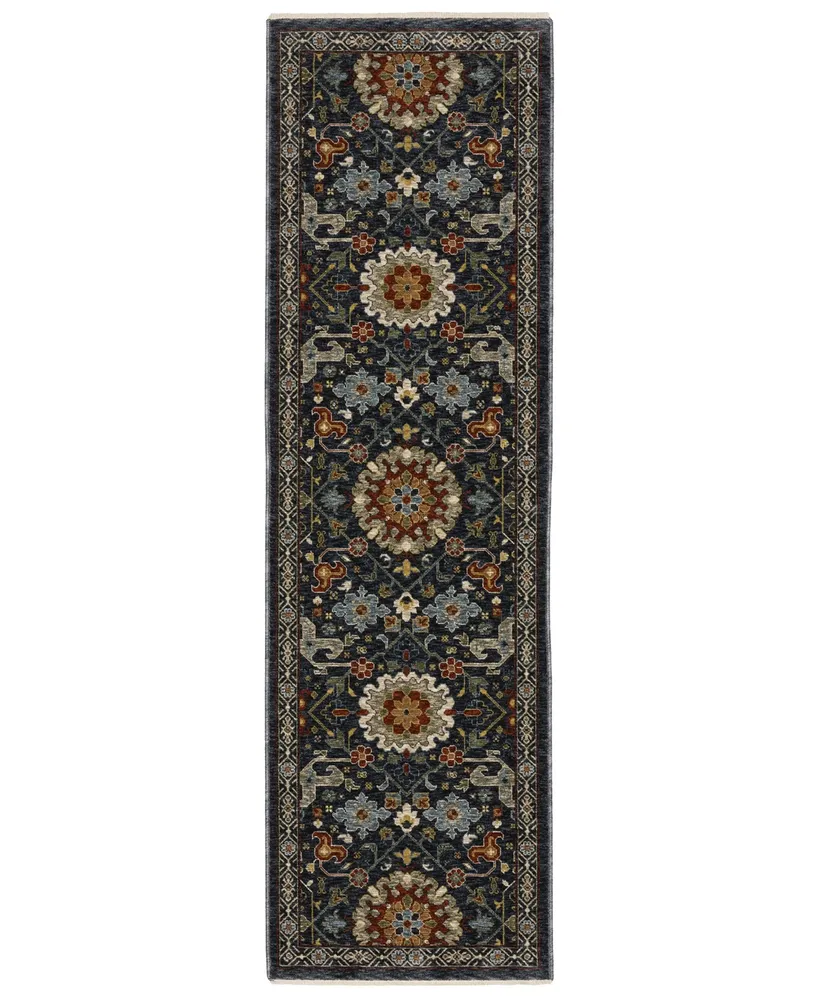 Jhb Design Devine DEV6B1 2'3" x 7'6" Runner Area Rug