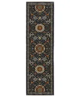 Jhb Design Devine DEV6B1 2'3" x 7'6" Runner Area Rug