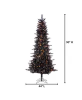 7.5' Tuscany Tinsel Tree with 450 Warm Incandescent Lights