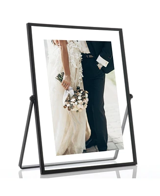 Metal Easel Float Picture Frame